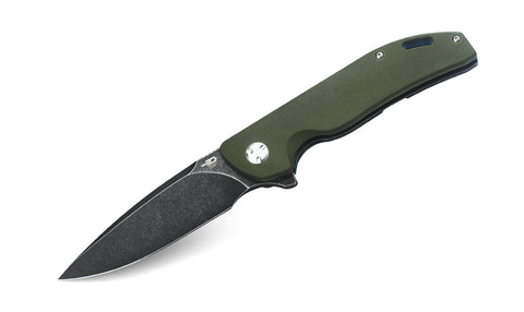 BESTECH BISON BT1904C-1 Titanium and G10 Handle: 3.54" D2 Blade