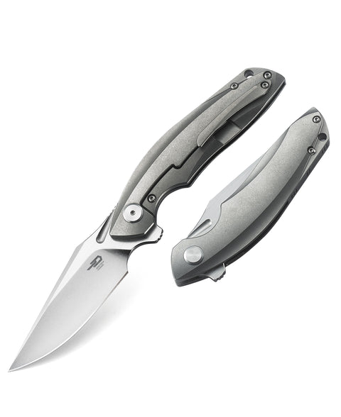 BESTECH GHOST BT1905A-L Tianium Handle: 3.27" S35VN Blade
