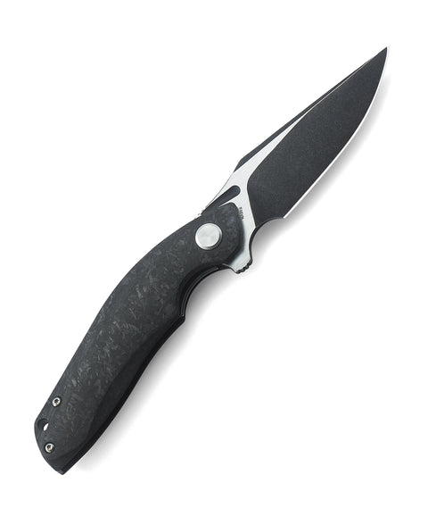 BESTECH GHOST BT1905D-L Carbon Fiber  Handle: 3.27" S35VN Blade