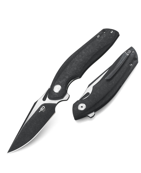 BESTECH GHOST BT1905D Carbon Fiber  Handle: 3.27" S35VN Blade