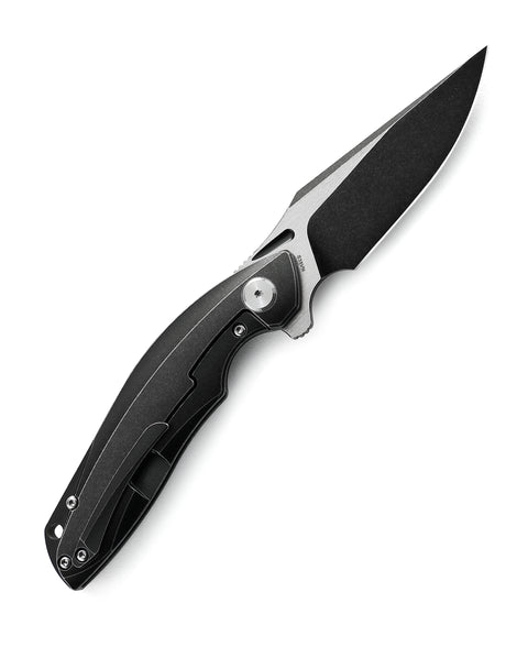 BESTECH GHOST BT1905E Titanium Handle: 3.27" S35VN Blade