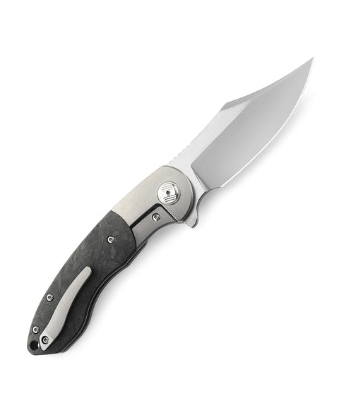 BESTECH BOWIETIE BT1906A Titanium+Carbon Fiber Inlay Handle: 3.54" M390 Blade