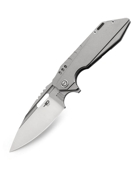 BESTECH SHODAN BT1910A Titanium Handle: 3.86" S35VN Blade