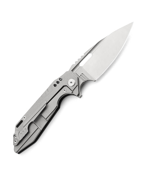 BESTECH SHODAN BT1910C Titanium+Carbon fiber Handle: 3.86" S35VN Blade
