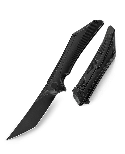 BESTECH KAMOZA BT1911B Titanium Handle: 3.62" M390 Blade
