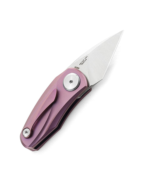 BESTECH TULIP BT1912C Titanium Handle: 1.34" M390 Blade