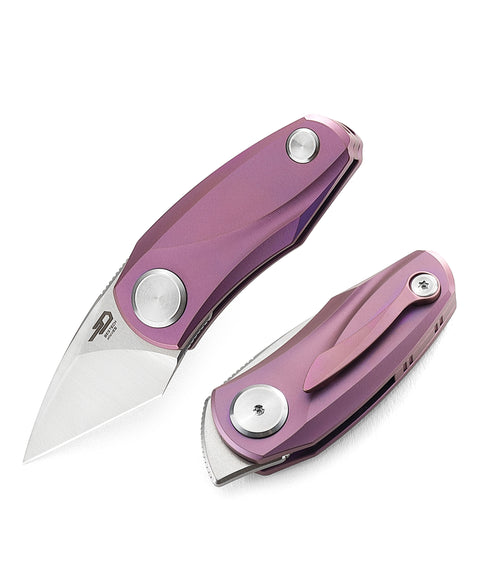 BESTECH TULIP BT1912C Titanium Handle: 1.34" M390 Blade