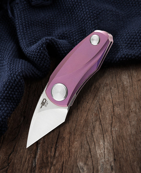 BESTECH TULIP BT1912C Titanium Handle: 1.34" M390 Blade