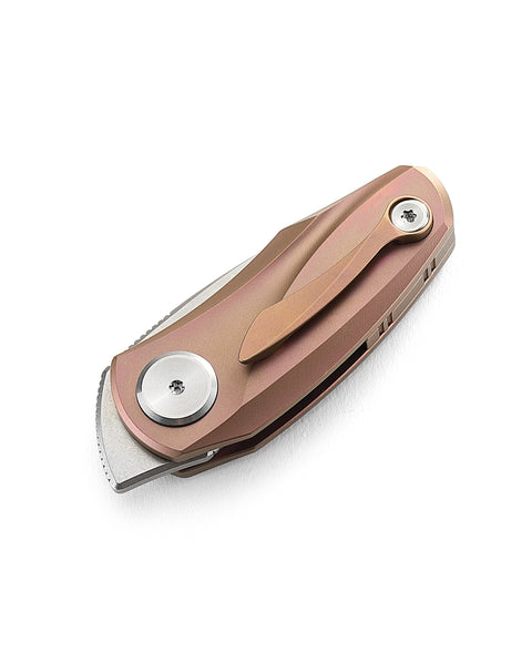 BESTECH TULIP BT1912D Titanium Handle: 1.34" M390 Blade