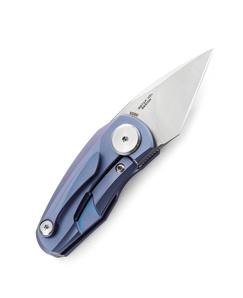 BESTECH TULIP BT1913B Titanium Handle: 1.34" M390 Blade