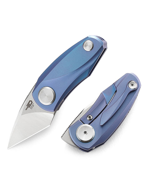 BESTECH TULIP BT1913B Titanium Handle: 1.34" M390 Blade