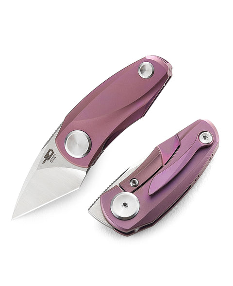 BESTECH TULIP BT1913C Titanium Handle: 1.34" M390 Blade