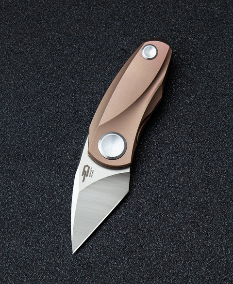 BESTECH TULIP BT1913D Titanium Handle: 1.34" M390 Blade