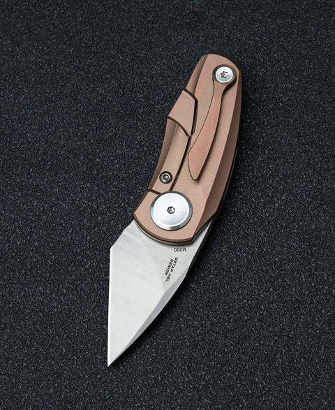 BESTECH TULIP BT1913D Titanium Handle: 1.34" M390 Blade