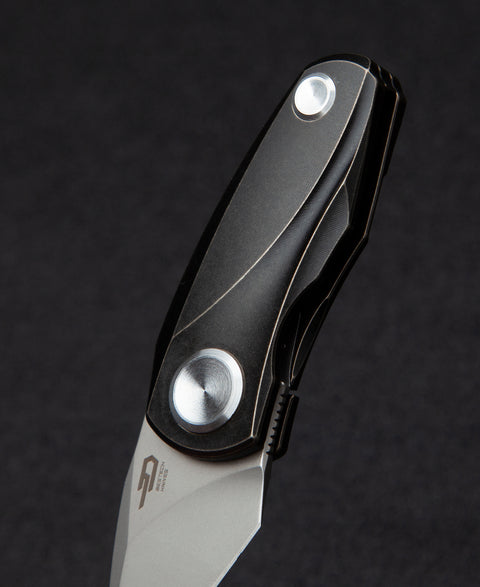 BESTECH TULIP BT1913E Titanium Handle: 1.34" M390 Blade