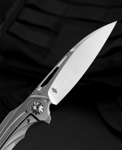 BESTECH WIBRA BT2001A Titanium Handle: 3.43" M390 Blade