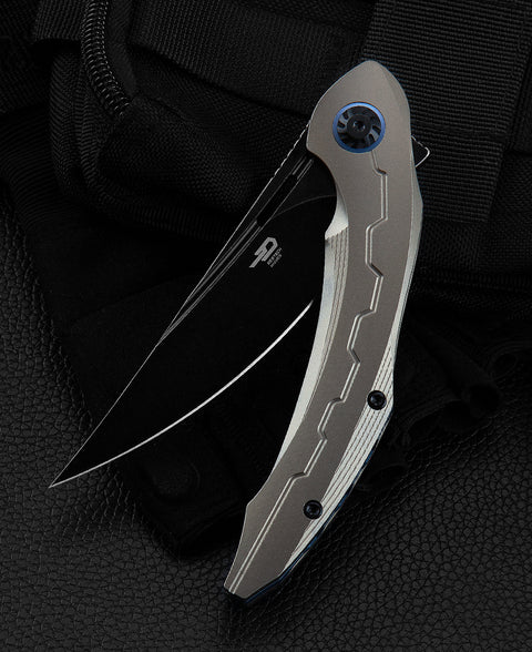 BESTECH MARUKKA BT2002C Titanium Handle: 3.62“ M390 Blade