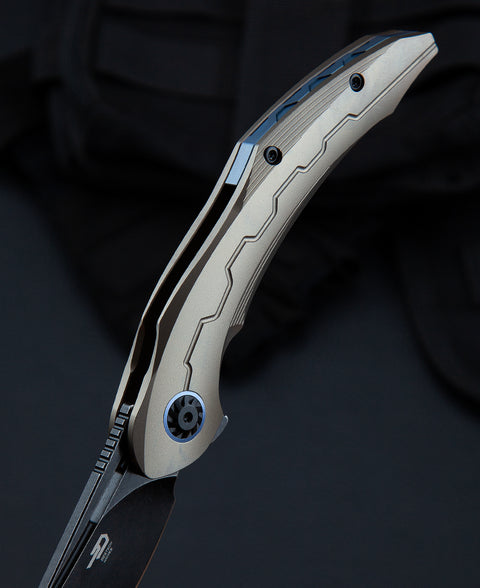 BESTECH MARUKKA BT2002C Titanium Handle: 3.62“ M390 Blade