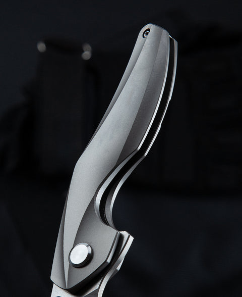 BESTECH THE RETICULAN(Medium) BT2003A Titanium Handle: 3.25" S35VN Blade