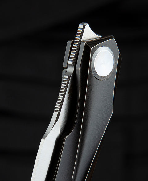 BESTECH IVY BT2004A Titanium Handle: 3.09" S35VN Blade