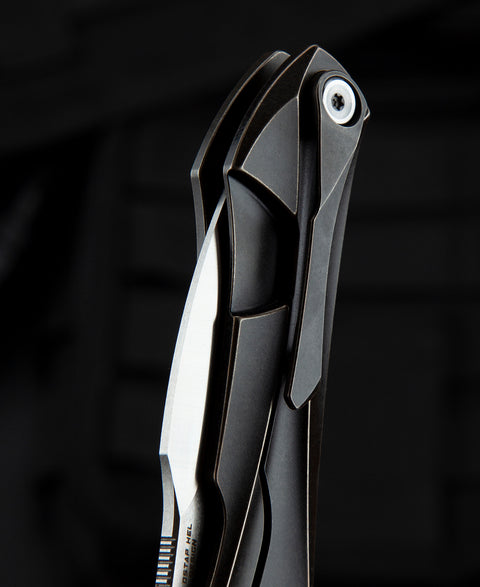 BESTECH IVY BT2004A Titanium Handle: 3.09" S35VN Blade
