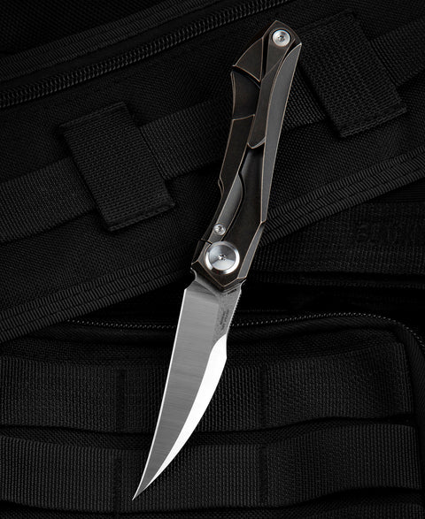 BESTECH IVY BT2004A Titanium Handle: 3.09" S35VN Blade