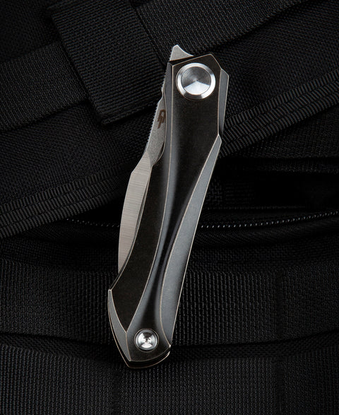 BESTECH IVY BT2004A Titanium Handle: 3.09" S35VN Blade