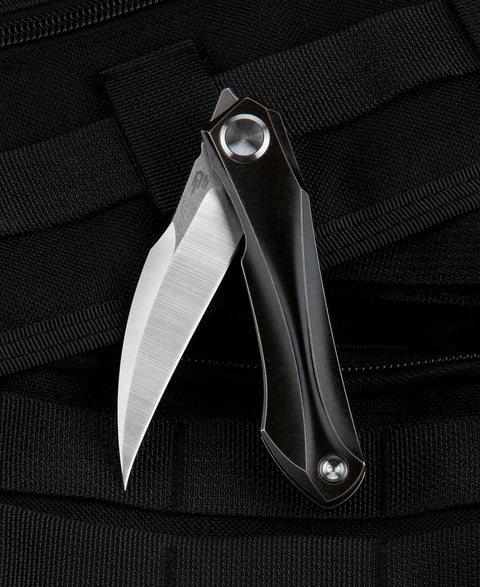 BESTECH IVY BT2004A Titanium Handle: 3.09" S35VN Blade