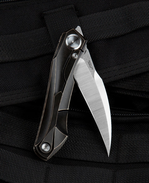 BESTECH IVY BT2004A Titanium Handle: 3.09" S35VN Blade