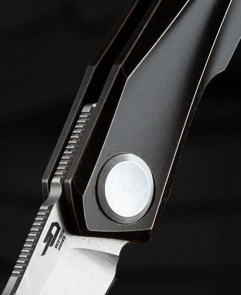 BESTECH IVY BT2004A Titanium Handle: 3.09" S35VN Blade