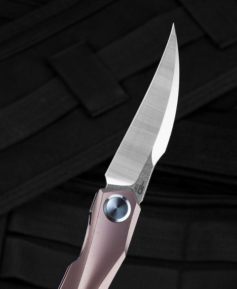 BESTECH IVY BT2004C Titanium Handle: 3.09" S35VN Blade