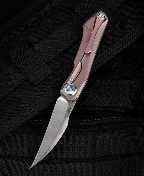 BESTECH IVY BT2004C Titanium Handle: 3.09" S35VN Blade