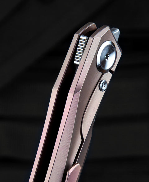 BESTECH IVY BT2004C Titanium Handle: 3.09" S35VN Blade
