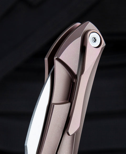 BESTECH IVY BT2004C Titanium Handle: 3.09" S35VN Blade