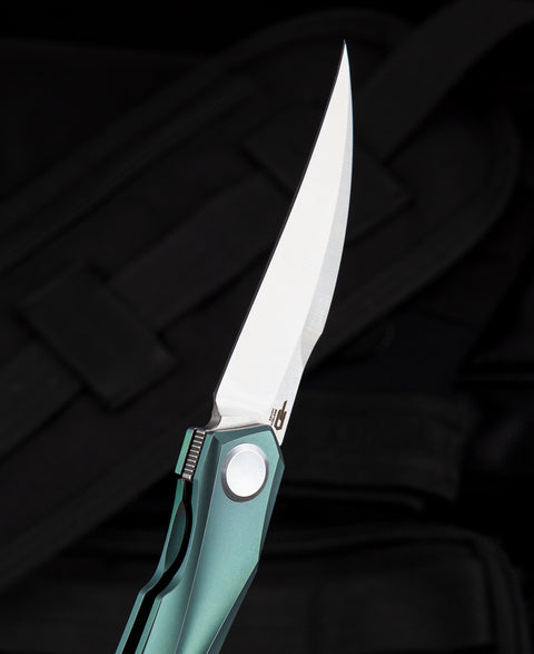 BESTECH IVY BT2004D Titanium Handle: 3.09" S35VN Blade