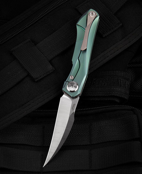 BESTECH IVY BT2004D Titanium Handle: 3.09" S35VN Blade