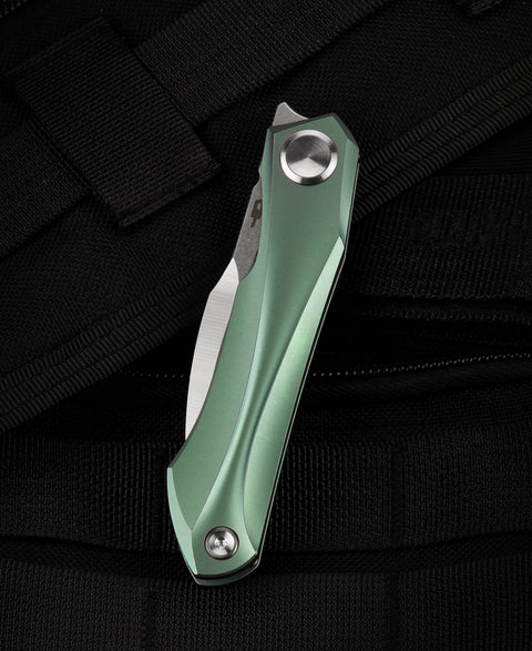 BESTECH IVY BT2004D Titanium Handle: 3.09" S35VN Blade