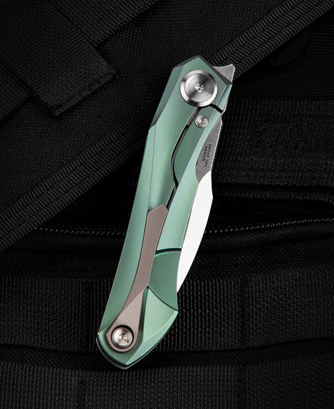 BESTECH IVY BT2004D Titanium Handle: 3.09" S35VN Blade