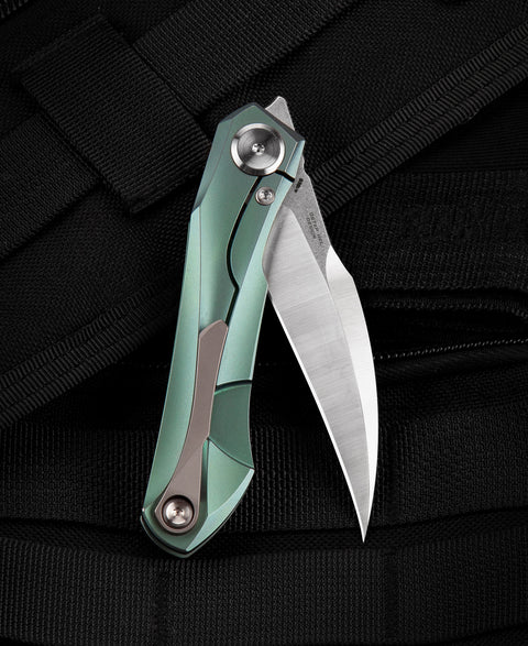 BESTECH IVY BT2004D Titanium Handle: 3.09" S35VN Blade