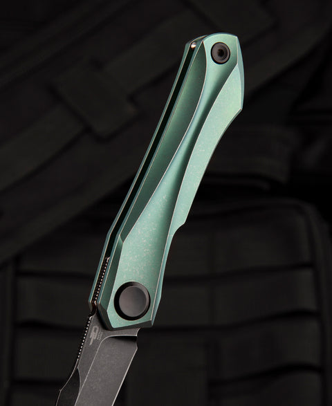 BESTECH IVY BT2004E Titanium Handle: 3.09" S35VN Blade