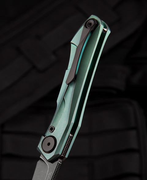 BESTECH IVY BT2004E Titanium Handle: 3.09" S35VN Blade