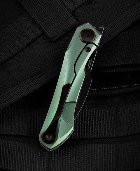 BESTECH IVY BT2004E Titanium Handle: 3.09" S35VN Blade
