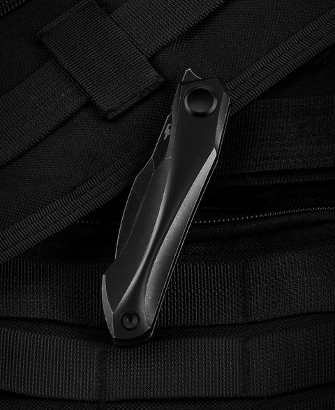 BESTECH IVY BT2004F Titanium Handle: 3.09" S35VN Blade
