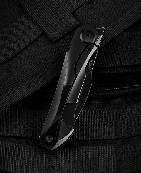 BESTECH IVY BT2004F Titanium Handle: 3.09" S35VN Blade
