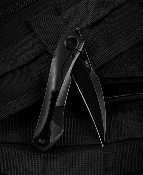 BESTECH IVY BT2004F Titanium Handle: 3.09" S35VN Blade