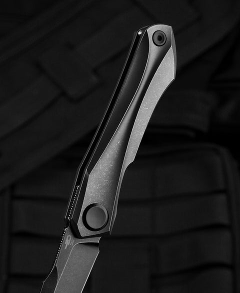 BESTECH IVY BT2004F Titanium Handle: 3.09" S35VN Blade
