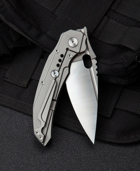 BESTECH EXPLOIT BT2005A Titanium Handle: 3.15" S35VN Blade