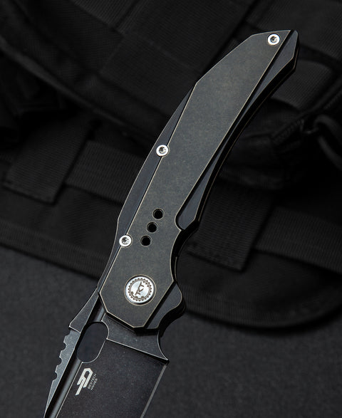 BESTECH EXPLOIT BT2005C Titanium Handle: 3.15" S35VN Blade