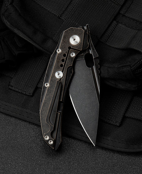 BESTECH EXPLOIT BT2005C Titanium Handle: 3.15" S35VN Blade