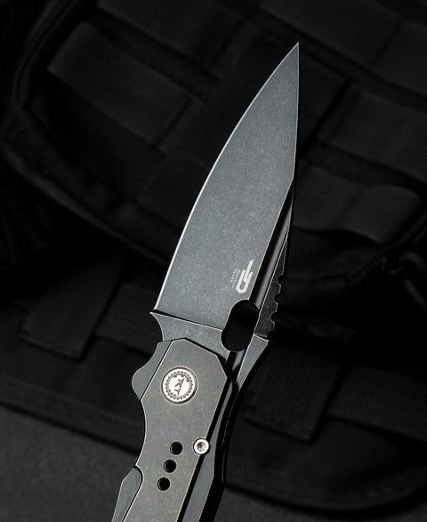 BESTECH EXPLOIT BT2005C Titanium Handle: 3.15" S35VN Blade